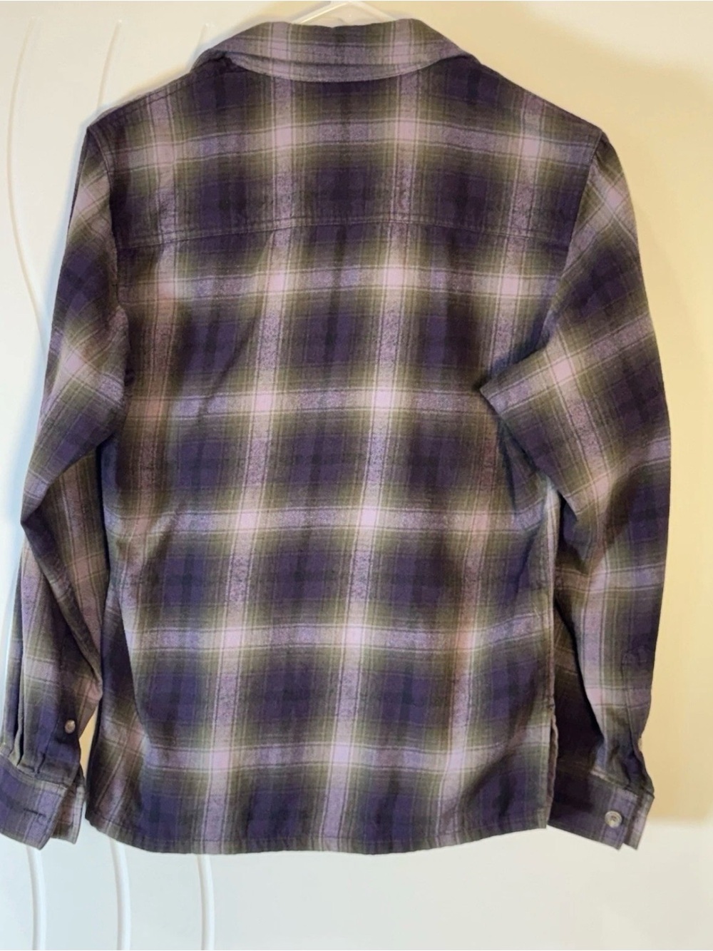 Ralph Lauren Plaid Shirt Jacket - Purple and Black - Picture 3 of 11